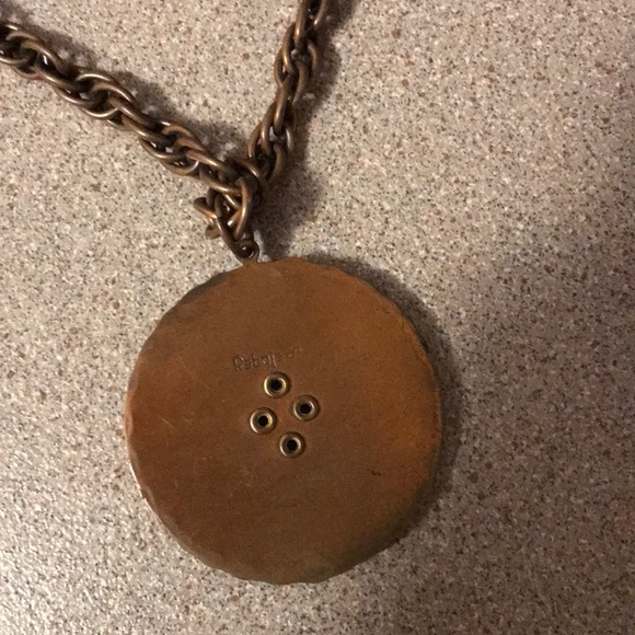 Vintage REBAJES Copper Necklace choker RARE EUC! - Picture 6 of 8